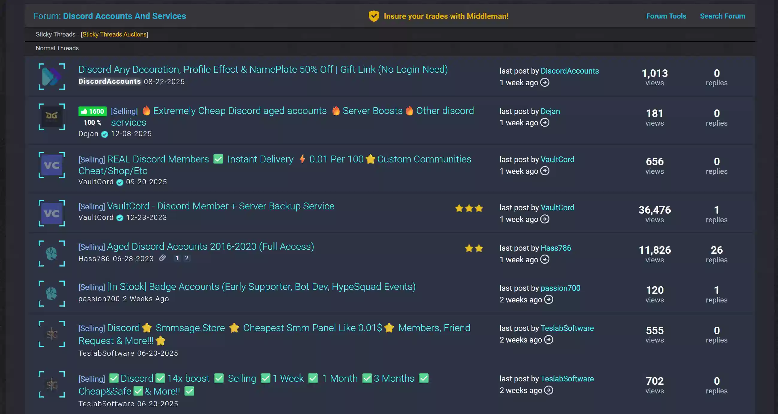 Ownedcore Discord Accounts Forum